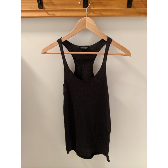 Topshop fitted tank top mini dress, size 2 - Picture 1 of 3